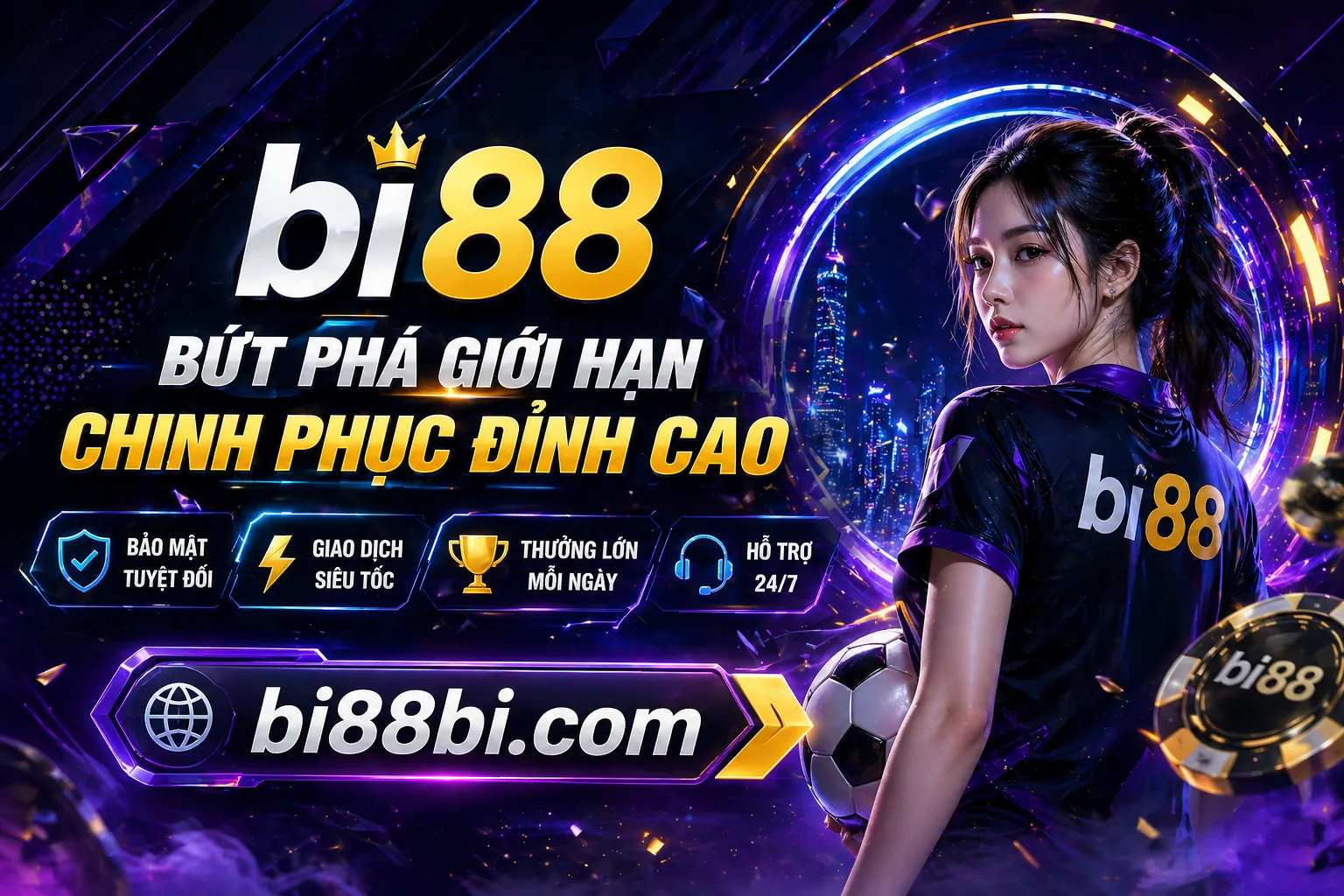 Hình ảnh nền đăng nhập b52club Nổ Hũ với các trò chơi slot rực rỡ